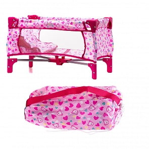 Кроватка для кукол (1Toy, Т54597)