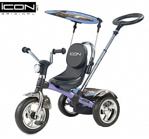 Детский трехколесный велосипед ICON 4 RT original silver blue puma (Lexus trike, 49RT)