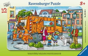 Пазл - Вывоз мусора, 15 деталей (Ravensburger, 06162)