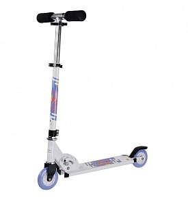 Скутер X-Match City Line, 100 мм PVC , цвет белый (X-Match, 641095)