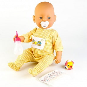 Интерактивный пупс, пьет и писает, с аксессуарами, 43 см (B1571806) (ассортимент)