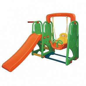 Игровая зона+качели с музыкальной панелью Винни Пух (Happy Box, HB-JM-831P)