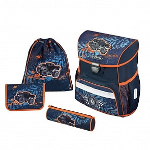 Ранец Loop Plus - Monster Truck, с наполнением (Herlitz, 50013876)