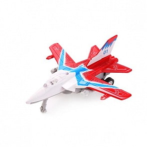 Металлический истребитель 11,5 см, свет, звук (Технопарк, 1507955-Rsim)