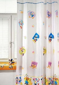 Портьера детская - Друзья, белый (ТАС, GS0032)