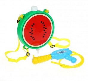 Набор - Водяной бластер и рюкзак - Арбуз (Наша Игрушка, F-S4)