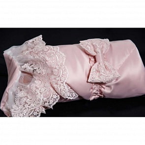 Комплект на выписку из серии Флоренция Л 4053, сезон – весна, цвет – молочный пудра (Мой Ангелок, УТ-00000380_молочный-пудра)