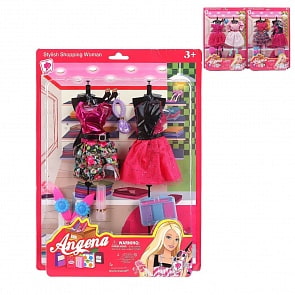 Набор из 2-х платьев с 4 аксессуарами (Наша Игрушка, 2945A-46)