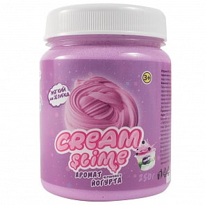 Слайм Cream с ароматом йогурта, 250 г (Волшебный мир, SF02-J)