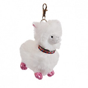 Мягкая игрушка – Лама белая, 12 см (ABtoys, M2059)