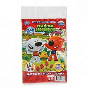 Настольная игра-ходилка – Веселые приключения Ми-Ми-Мишки, в блистере (Умка, 4690590111512sim)