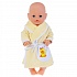 Желтый халатик для куклы ™Карапуз - Утенок  - миниатюра №1