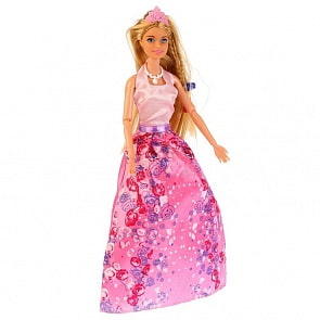 Кукла Принцесса София с дополнительными локонами и аксессуарами для волос, 29 см. (Карапуз, 99118-S-AN)