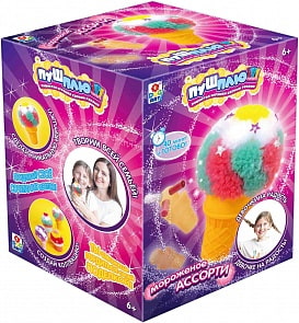 Набор для творчества Пуш-Плюш – Мороженое Ассорти (1toy, Т18992)