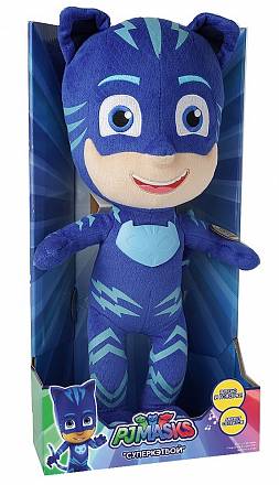 Мягкая игрушка со звуком Кэтбой из серии Герои в масках, 38 см. 