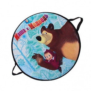 Круглая ледянка - Маша и Медведь, 52 см (1toy, Т59046)