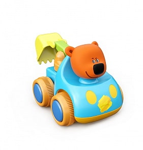 Машинка Ми-Ми-Мишки Кеша Экскаватор, 9 см (Ми-Ми-Мишки, BBC044B)