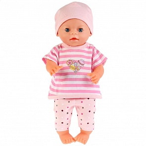 Одежда для кукол размером 40-42 см. – Костюм с шапкой Капкейки, в пакете (Карапуз, OTF-1904SH-RU)