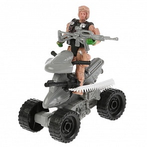 Набор – Военный: квадроцикл, фигурка солдата и аксессуары (B1848035)