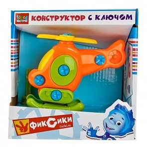 Конструктор из серии Фиксики – Вертолет, с отверткой (Город Мастеров, YC-4201-Rsim)