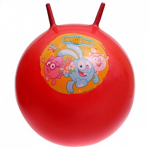 Мяч с рожками из серии Смешарики, 55 см., несколько цветов (Играем вместе, SJ-22(SMESH))