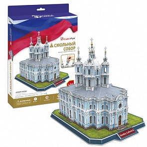 3-D пазл Смольный Собор (CubicFun, MC202h)