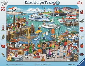 Пазл - День в порту, 24 детали (Ravensburger, 06152)