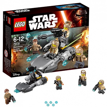 Конструктор Lego Star Wars - Боевой набор Сопротивления 