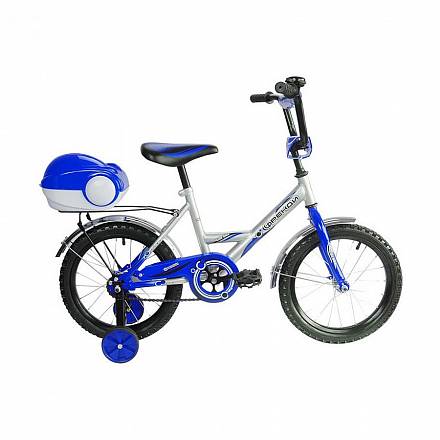 Двухколесный велосипед Мультяшка Френди, диаметр колес 16 дюймов, синий 