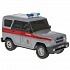 Машина р/у UAZ Hunter Росгвардия 18 см со светом серая  - миниатюра №7