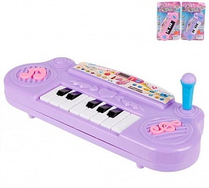 Пианино детское с микрофоном, несколько цветов (Наша Игрушка, 102-1B) (ассортимент)