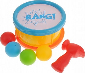 Игрушка развивающая-сортер - Бей в барабан, 2 режима игры (Жирафики, 633053)