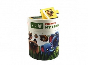 Развивающие пазлы - Моя семья, 20 деталей (Puzzlika, 13531)