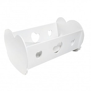 Кроватка-люлька для кукол Мини, цвет: белый (Paremo, PFD120-36M)