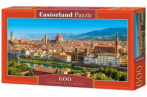 Пазл Панорама Флоренции, 600 элементов (Castorland, B-060078)