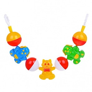 Погремушка подвеска на кроватку Домашние любимцы, разные цвета (Stellar, 01521) (ассортимент)