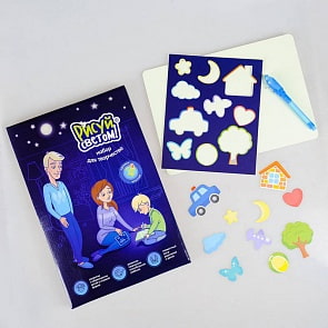 Картина световая - Рисуй светом, формат А4, стандарт (Рисуй Светом, 10330)