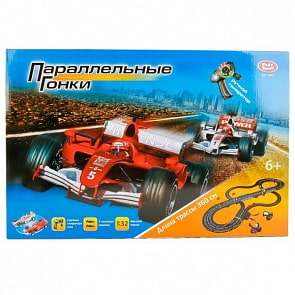 Трек с машинками и ручным генератором, 360 см (Play Smart, A144-H06158sim)