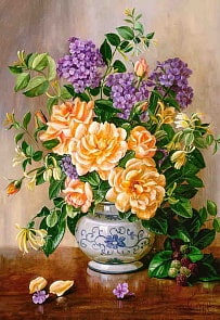 Пазлы Castorland – Цветы в вазе, 1000 элементов (Castorland, C-103928)