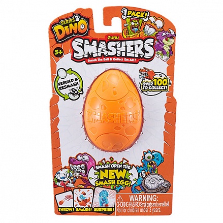 Smashers Дино-сюрприз в яйце, 1 штука 