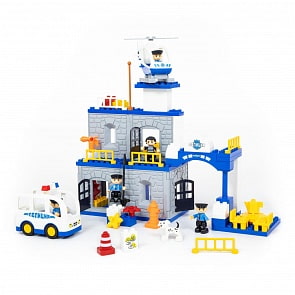 Конструктор Макси - Полицейский участок, 94 элемента (Полесье, П-77530)