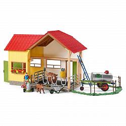 Игровой набор - Жизнь на ферме (Schleich, 42394) - миниатюра