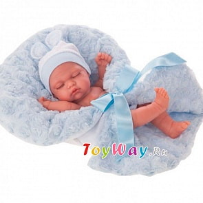 Кукла-младенец - Франциско в голубом, 26 см (Antonio Juans Munecas, 4074B)