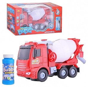 Мыльные пузыри - Бетономешалка, световые и звуковые эффекты (Junfa Toys, 1498) (ассортимент)