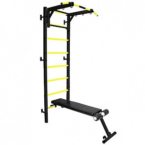 Профессиональная шведская стенка Kampfer Stone Professional, черный/желтый (Kampfer, Stone Professional)