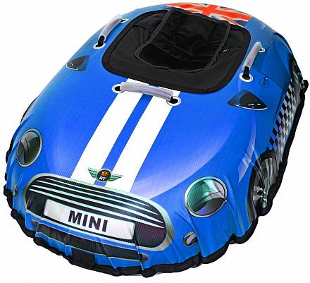 Санки надувные Тюбинг Snow auto Mini Cooper, цвет синий 