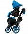 Многофункциональная прогулочная коляска-трансформер для кукол 12 в 1 Buggy Boom Aurora 9005, синяя  - миниатюра №6