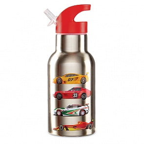 Термос с трубочкой - Машинки, 0,4 мл (Crocodile Creek, 1060-2)