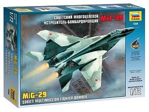 Модель сборная - Самолет МиГ-29 (Zvezda, 7208з)