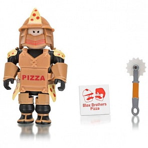 Игровой набор Roblox - Фигурка героя Loyal Pizza Warrior Core с аксессуарами (Jazwares, ROB0199)